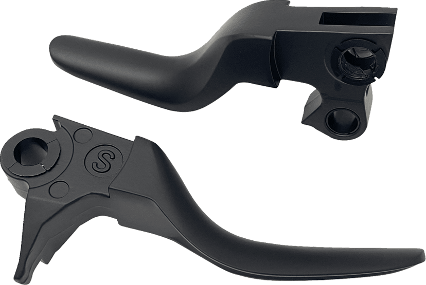 DRAG SPECIALTIES 0610-2303 Short Lever Set - Black