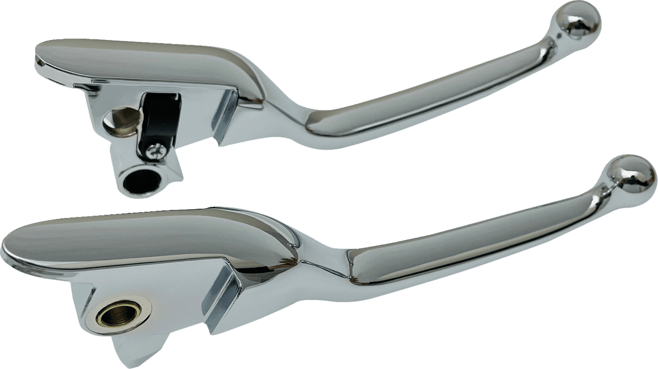 DRAG SPECIALTIES 0610-2304 Narrow Lever Set - Chrome