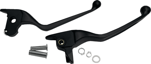 DRAG SPECIALTIES 0610-2309 Narrow Lever Set - Black
