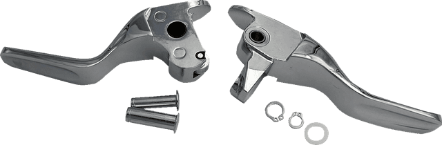 DRAG SPECIALTIES 0610-2310 Short Lever Set - Chrome