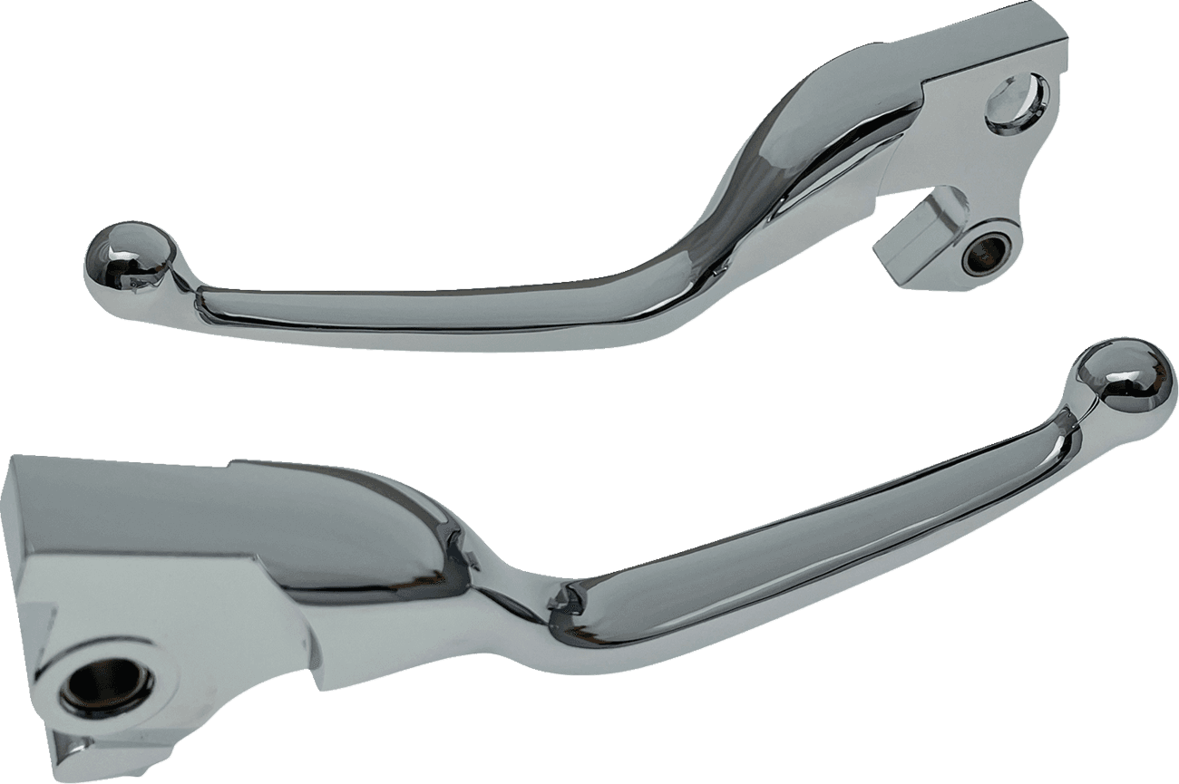 DRAG SPECIALTIES 0610-2312 Narrow Lever Set - Chrome