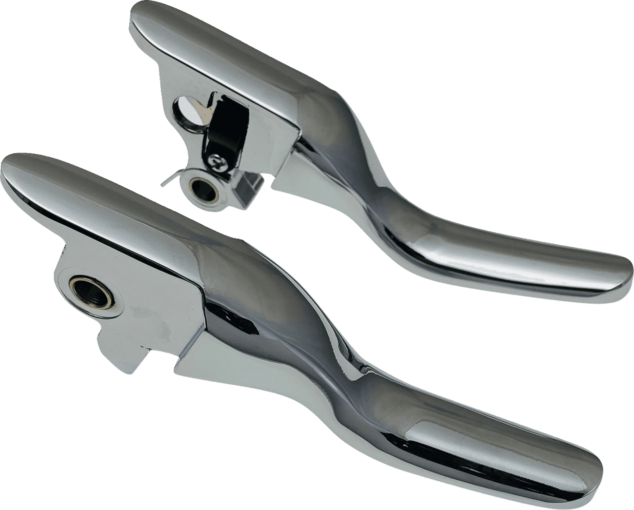 DRAG SPECIALTIES 0610-2314 Short Lever Set - Chrome