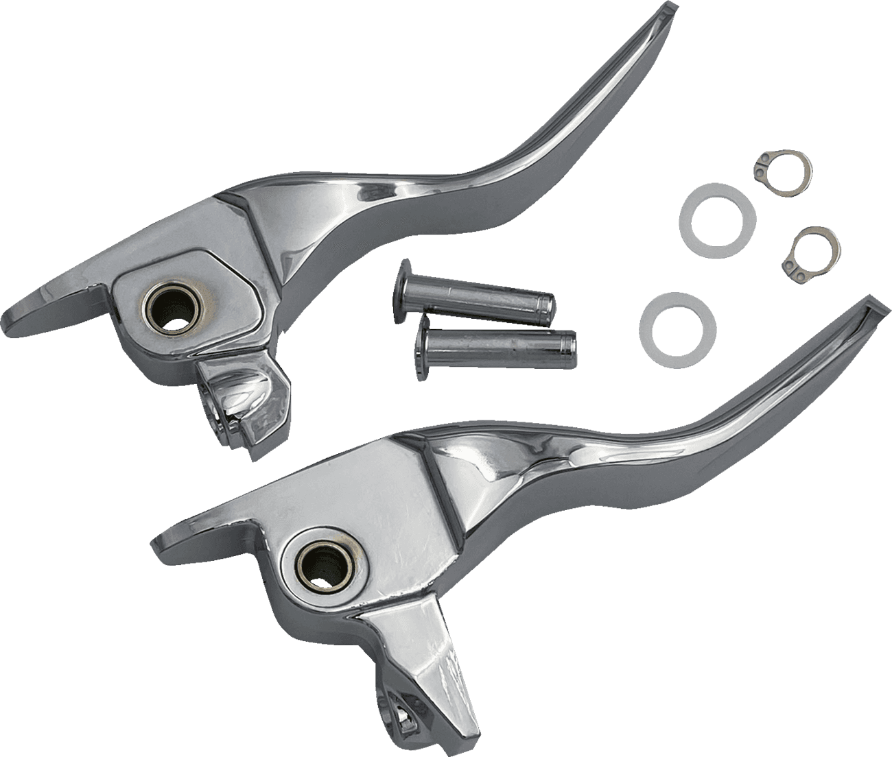 DRAG SPECIALTIES 0610-2319 Short Lever Set - Chrome