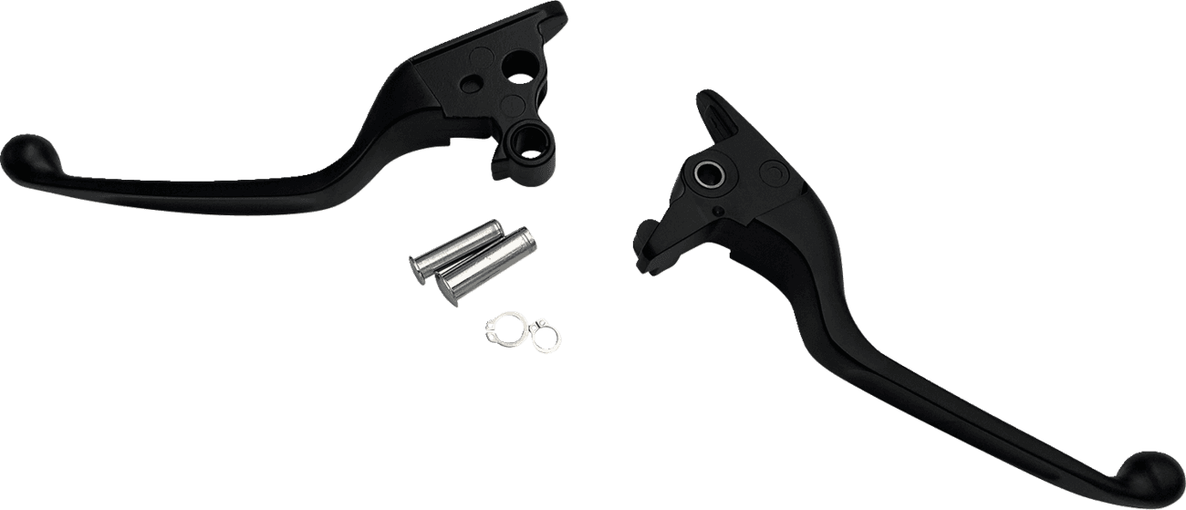 DRAG SPECIALTIES 0610-2322 Narrow Lever Set - Black