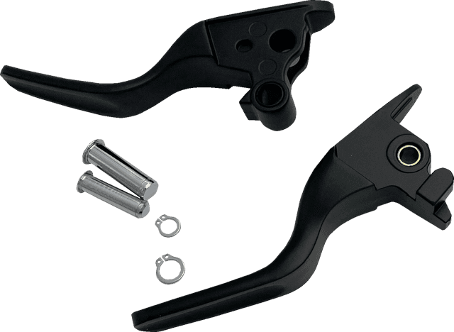 DRAG SPECIALTIES 0610-2324 Short Lever Set - Black