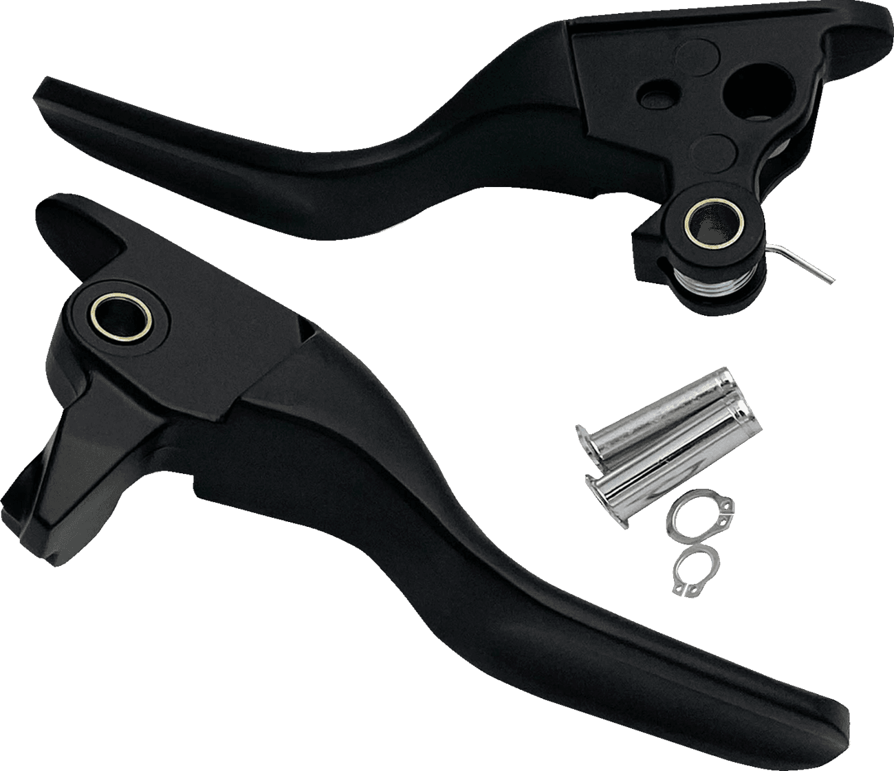 DRAG SPECIALTIES 0610-2328 Short Lever Set - Black