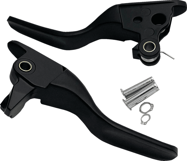DRAG SPECIALTIES 0610-2328 Short Lever Set - Black