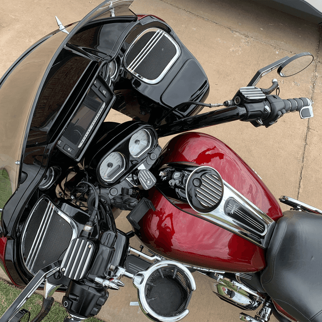 JOKER MACHINE 0610-2330 Hydraulic Clutch Master Cylinder Cover - Finned - Black/Silver — image 3 of 4