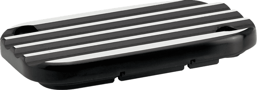 JOKER MACHINE 0610-2330 Hydraulic Clutch Master Cylinder Cover - Finned - Black/Silver — image 2 of 4