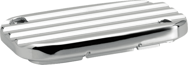 JOKER MACHINE 0610-2331 Hydraulic Clutch Master Cylinder Cover - Finned - Chrome — image 2 of 2