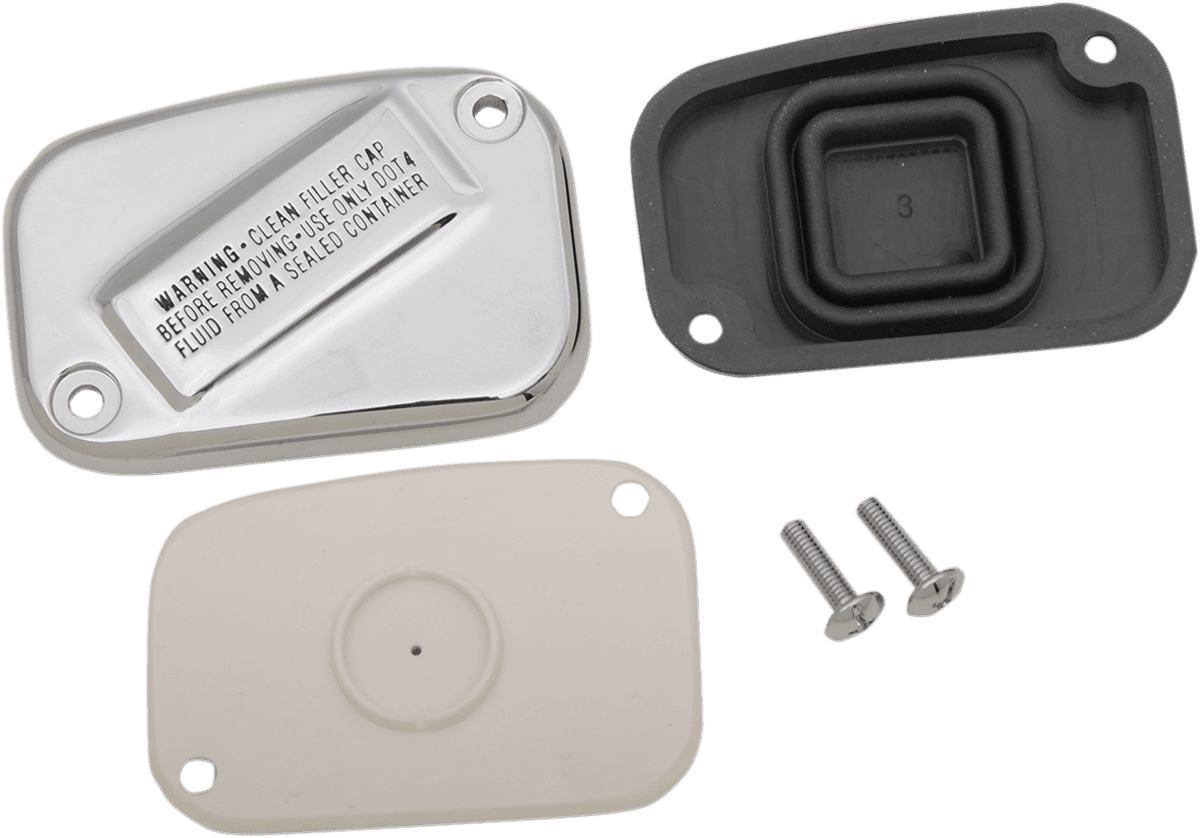 DRAG SPECIALTIES 0611-0105 Handlebar Master Cylinder Cover - Front - Chrome