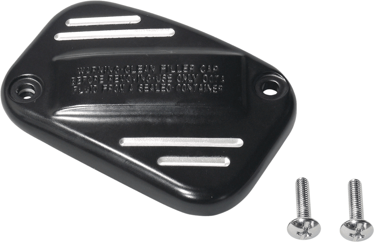 DRAG SPECIALTIES 0611-0189 Front Brake Master Cylinder Cover - Black