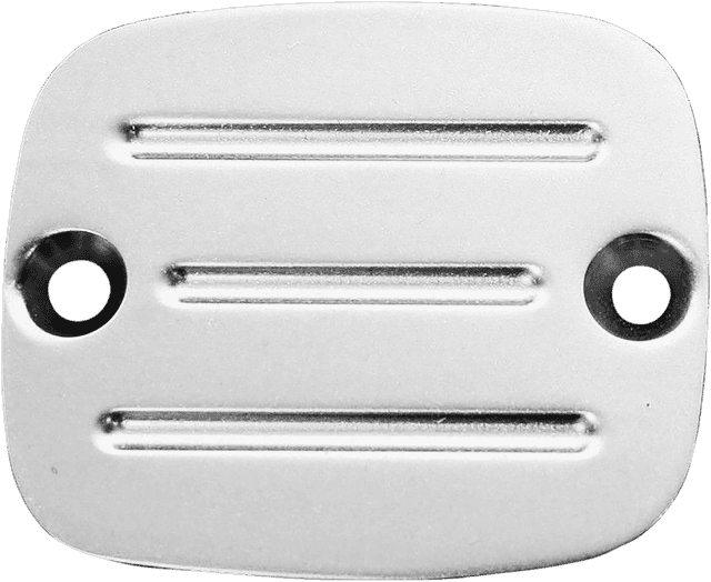 ACCUTRONIX 0611-0197 Master Cylinder Cover with Milled Lines - Chrome