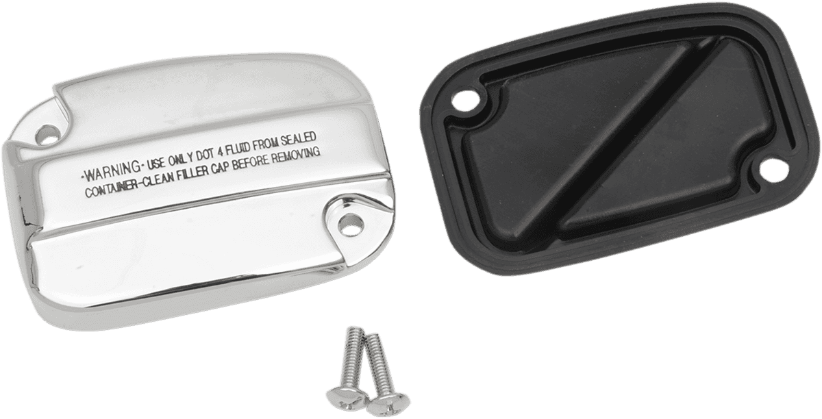 DRAG SPECIALTIES 0612-0394 Clutch Master Cylinder Cover Kit - Chrome