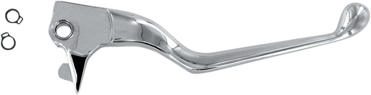 DRAG SPECIALTIES 0613-0202 Wide Blade Replacement Brake Lever - Chrome