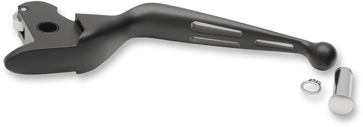 DRAG SPECIALTIES 0613-0943 Slotted Wide Blade Replacement Clutch Lever - Black