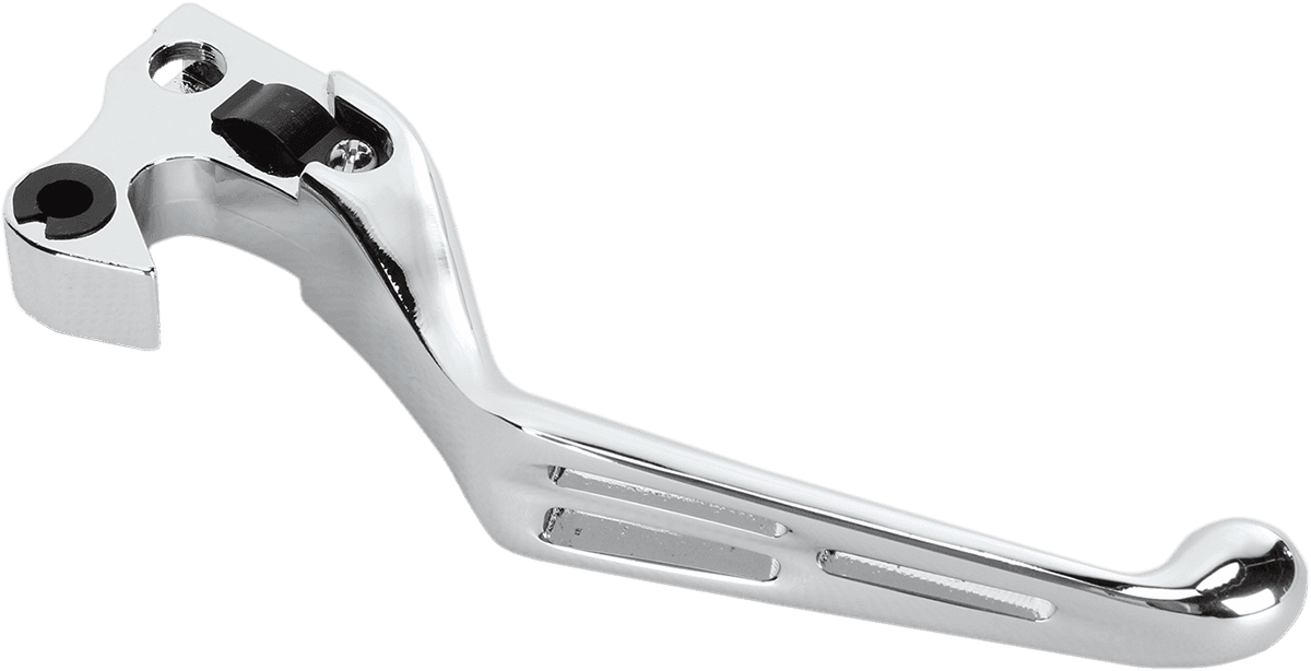 DRAG SPECIALTIES 0613-0946 Slotted Wide Blade Replacement Clutch Lever - Chrome