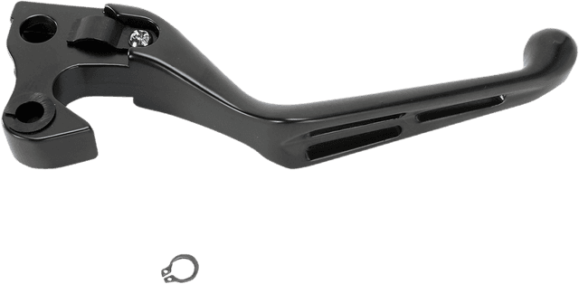 DRAG SPECIALTIES 0613-0947 Slotted Wide Blade Replacement Clutch Lever - Black