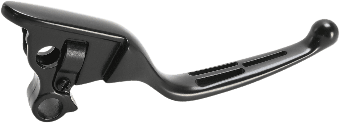DRAG SPECIALTIES 0613-1285 Slotted Wide Blade Replacement Clutch Lever - Black