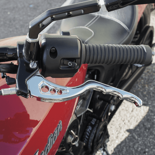 JOKER MACHINE 0613-1357 Hand Lever for Indian - Clutch - Chrome — image 3 of 3