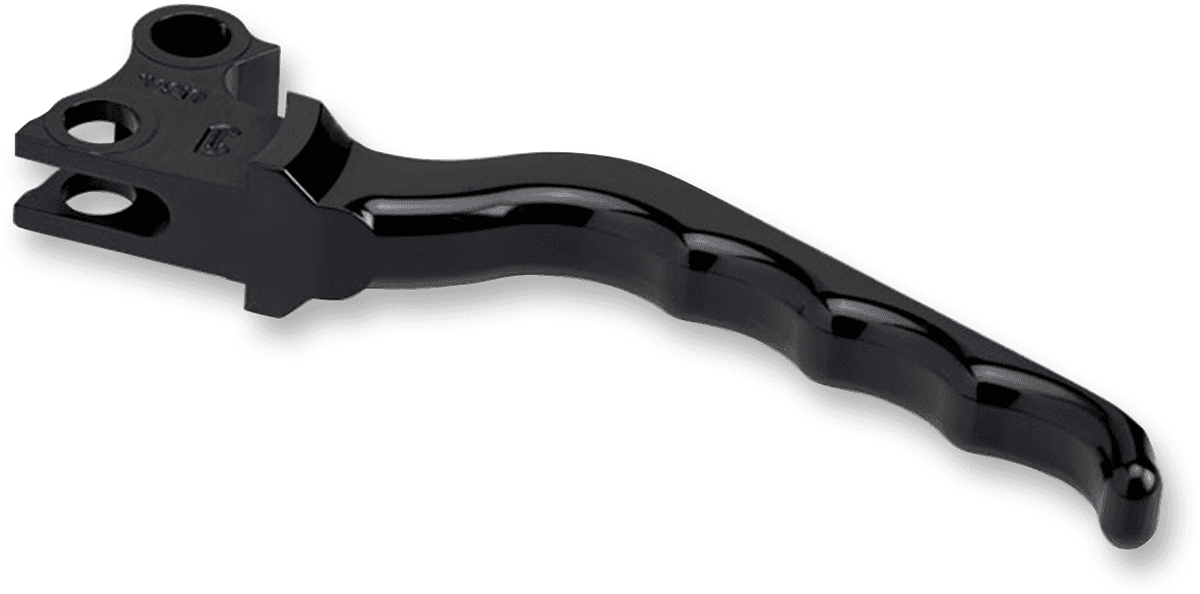 JOKER MACHINE 0613-1375 Billet Aluminum Clutch Lever - Grooved - Black