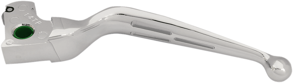 DRAG SPECIALTIES 0613-1382 Slotted Wide Blade Replacement Clutch Lever - Chrome