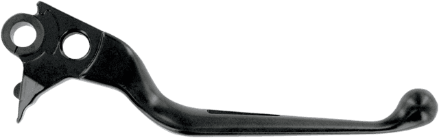 DRAG SPECIALTIES 0614-0281 Slotted Wide Blade Replacement Brake Lever - Black