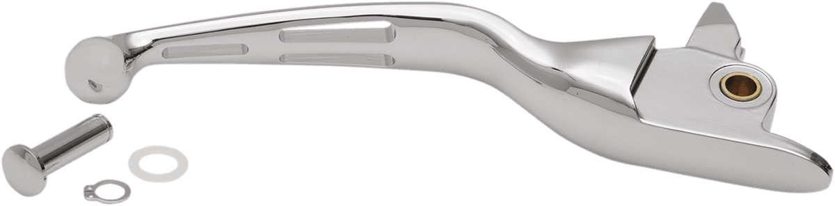 DRAG SPECIALTIES 0614-0807 Slotted Wide Blade Replacement Brake Lever - Chrome