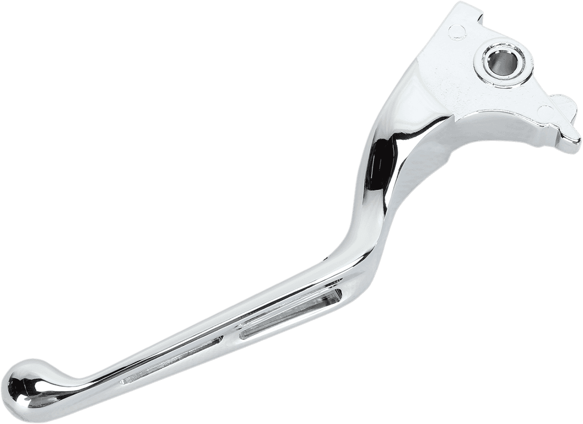 DRAG SPECIALTIES 0614-0811 Slotted Wide Blade Replacement Brake Lever - Chrome