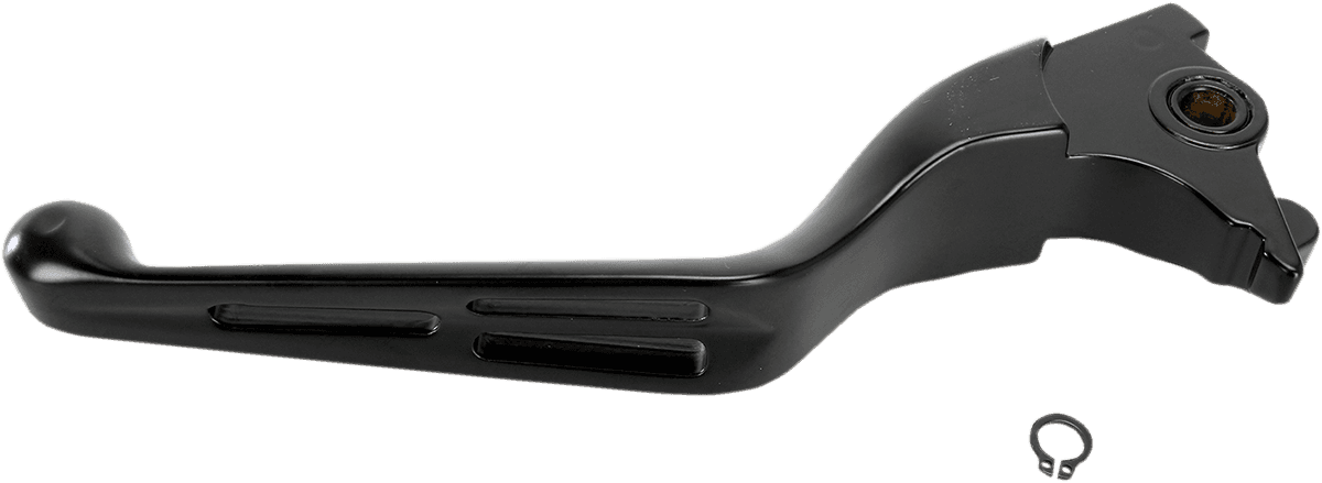 DRAG SPECIALTIES 0614-0812 Slotted Wide Blade Replacement Brake Lever - Black