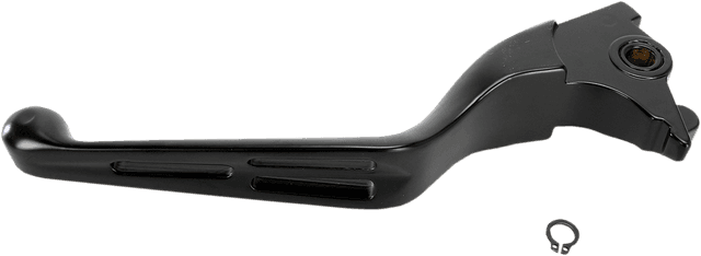 DRAG SPECIALTIES 0614-0812 Slotted Wide Blade Replacement Brake Lever - Black