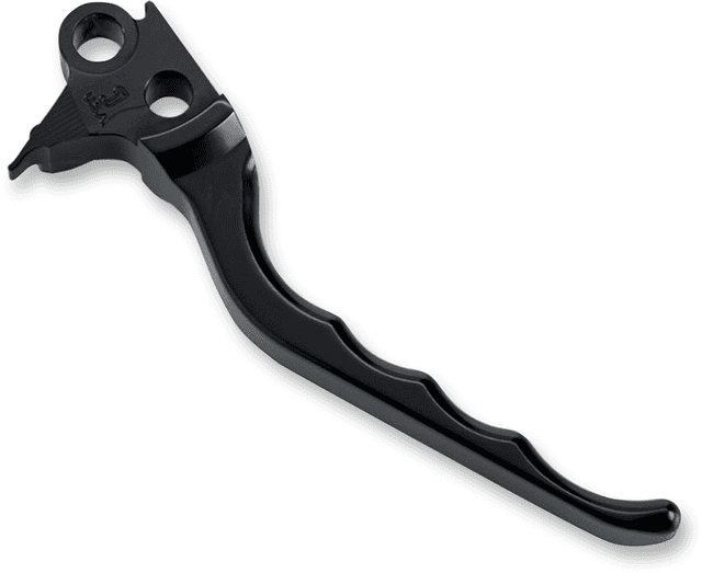 JOKER MACHINE 0614-1129 Billet Aluminum Brake Lever - Grooved - Black — image 1 of 2
