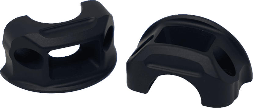 KODLIN USA 0615-0389 Lever Perch Clamps - Brake/Clutch - Black — image 1 of 4