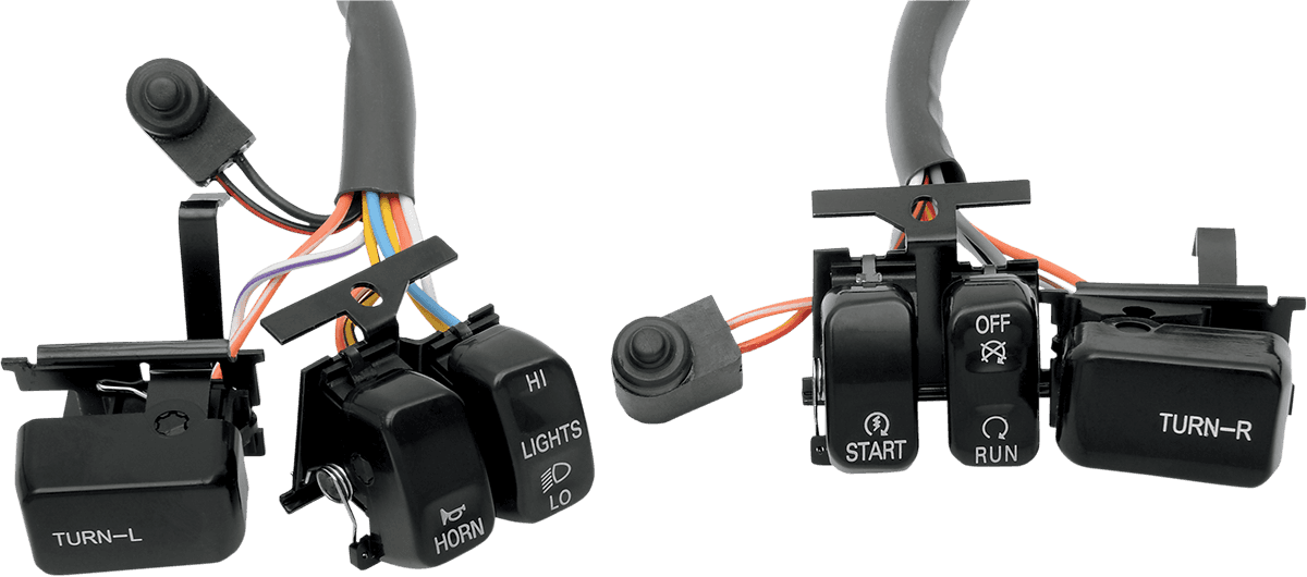 DRAG SPECIALTIES 0616-0054 Handlebar Switch Kit - Black
