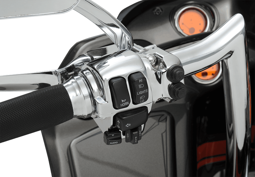 DRAG SPECIALTIES 0616-0091 Handlebar Switch Housing Kit - Cruise - Chrome — image 4 of 5