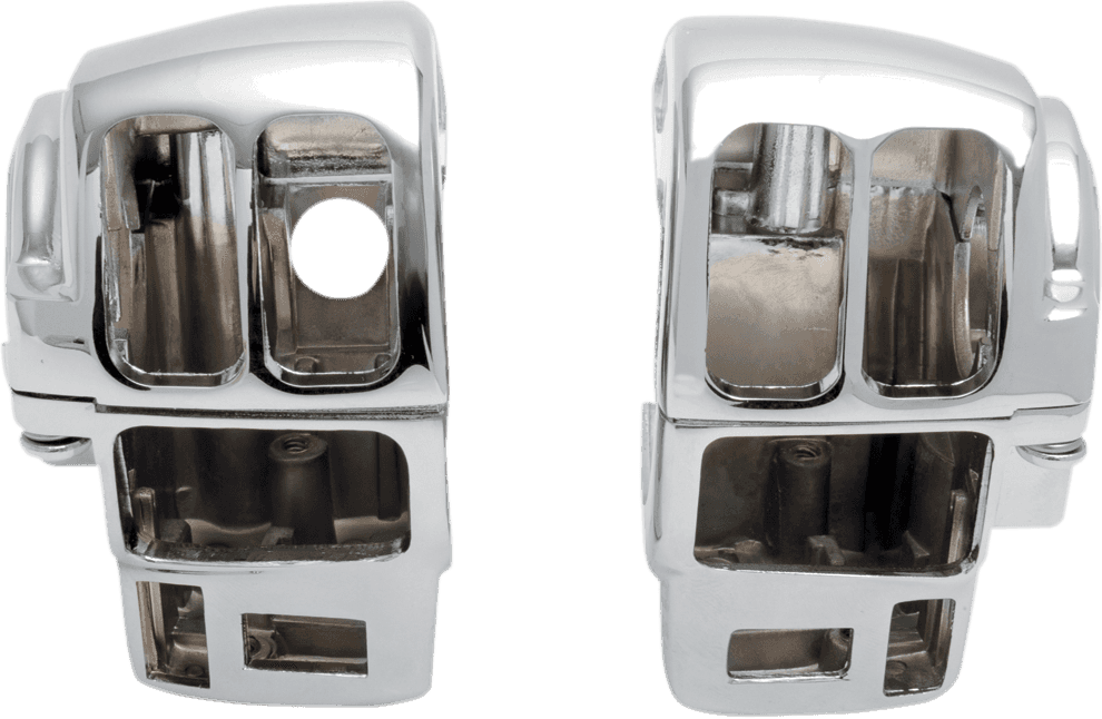 DRAG SPECIALTIES 0616-0091 Handlebar Switch Housing Kit - Cruise - Chrome