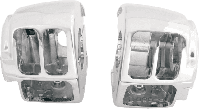 DRAG SPECIALTIES 0616-0109 Handlebar Switch Housing Kit - Standard - Chrome