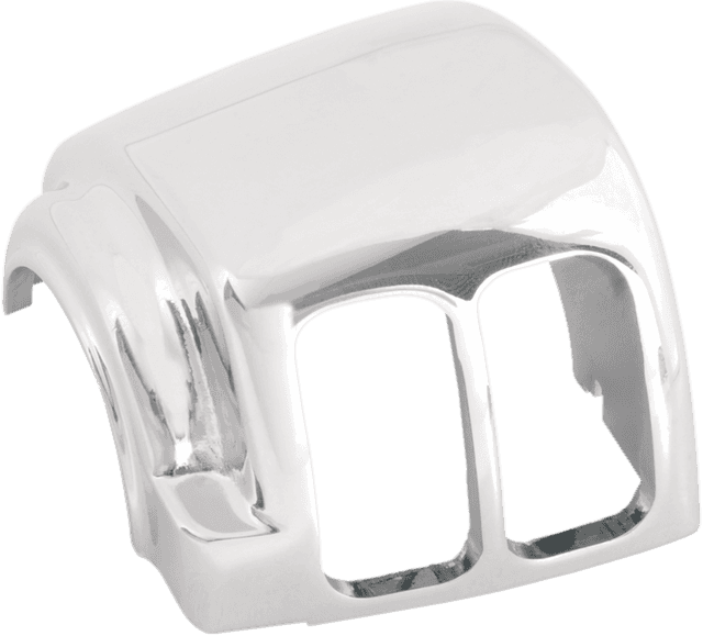 DRAG SPECIALTIES 0616-0111 Handlebar Switch Housing Kit - Left - Upper - Smooth - Chrome
