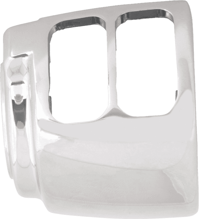 DRAG SPECIALTIES 0616-0112 Handlebar Switch Housing Kit - Right - Upper - Smooth - Chrome