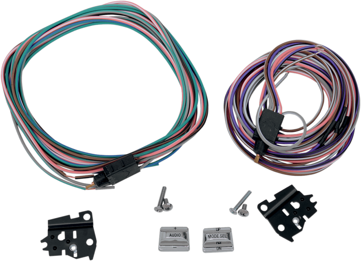 DRAG SPECIALTIES 0616-0124 Handlebar Switch Kit - Radio - Chrome