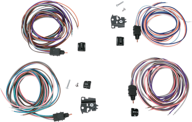 DRAG SPECIALTIES 0616-0127 Handlebar Switch Kit - Radio/Cruise - Black