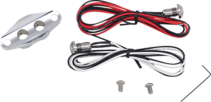 DRAG SPECIALTIES 0616-0204 Duet Handlebar Switch Kit - Dual Button - Chrome — image 1 of 2