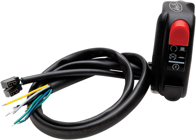 MOTION PRO 0616-0232 Enhanced Right Side Handlebar Mount Start/Stop Switch - Throttle - Rev/2