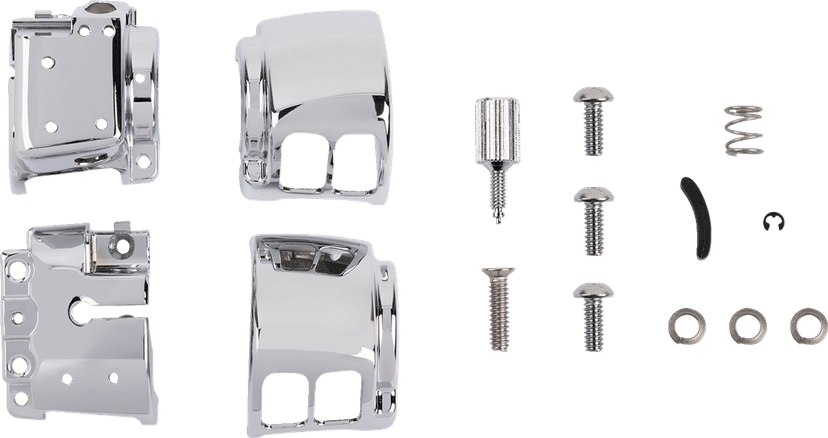 DRAG SPECIALTIES 0616-0396 Handlebar Switch Housing Kit - Cruise - Chrome