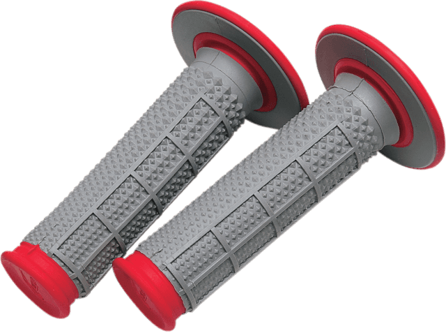 RENTHAL 0630-0263 Tapered Dual-Compound Grips - Red