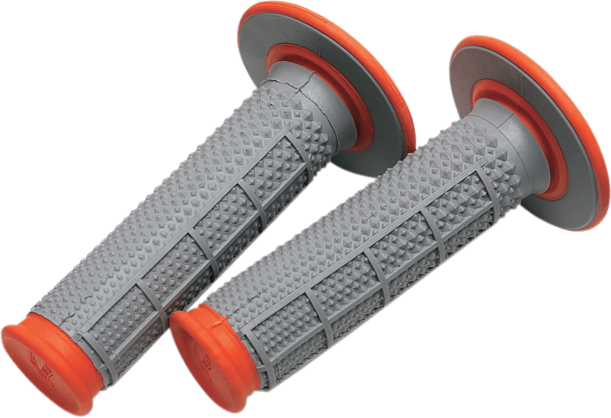 RENTHAL 0630-0264 Tapered Dual-Compound Grips - Orange