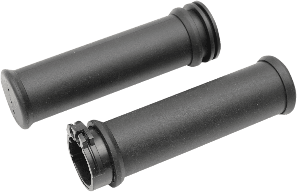 DRAG SPECIALTIES 0630-0373 Replacement OEM-Style Rubber Grips w/ Sleeve - Small Diameter