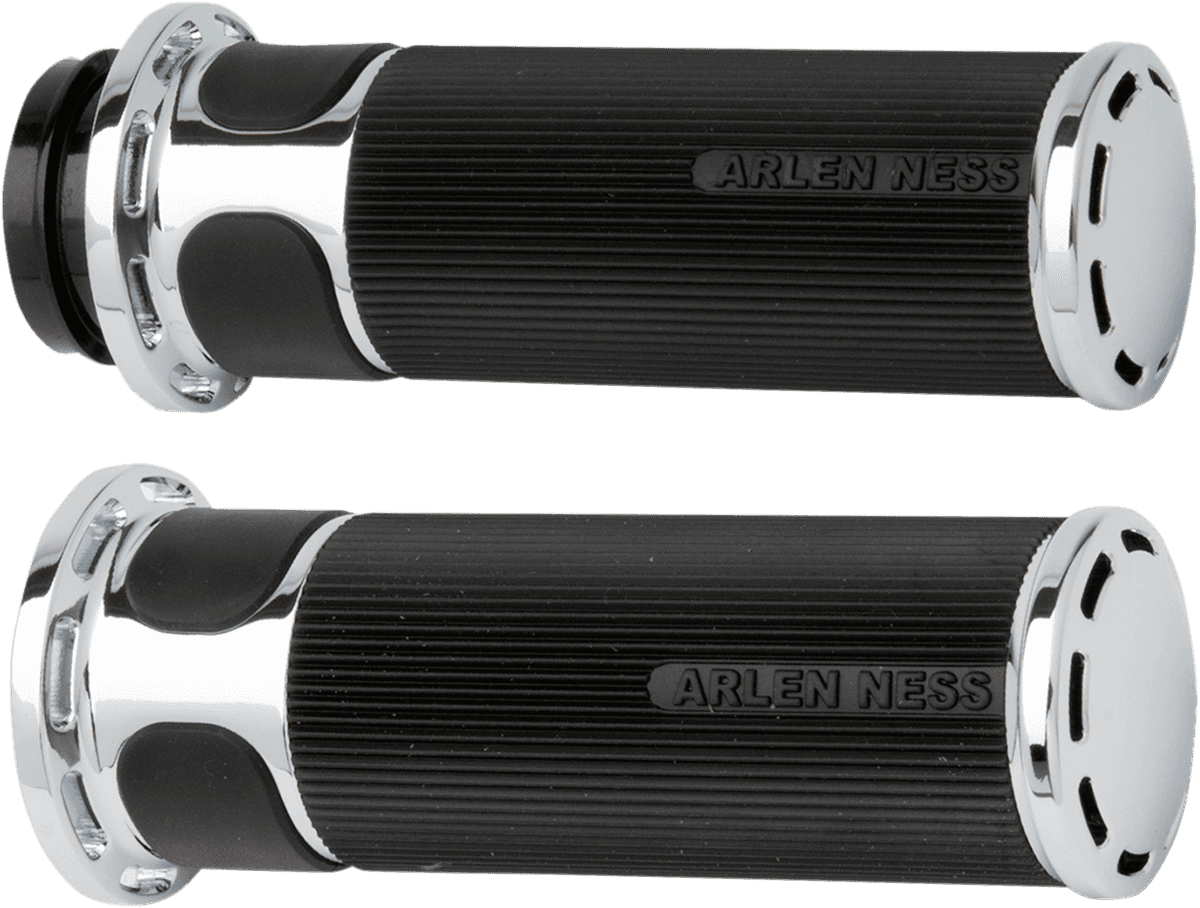 ARLEN NESS 0630-1025 Slot Track Grips - TBW - Chrome