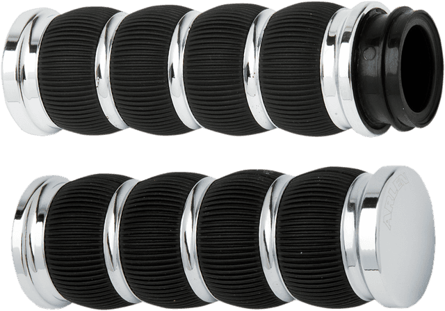 ARLEN NESS 0630-1029 Fusion Ring Leader Grips - Cable - Chrome