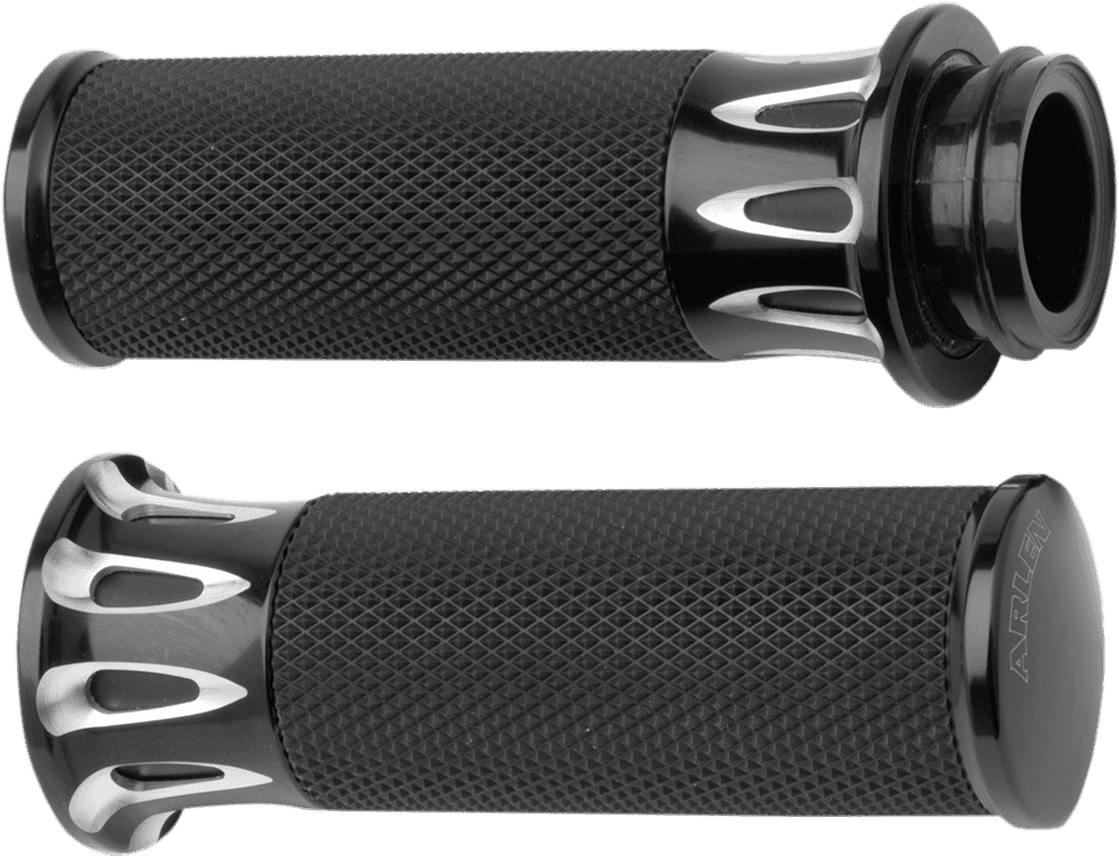 ARLEN NESS 0630-1036 Fusion Deep Cut Grips - TBW - Black
